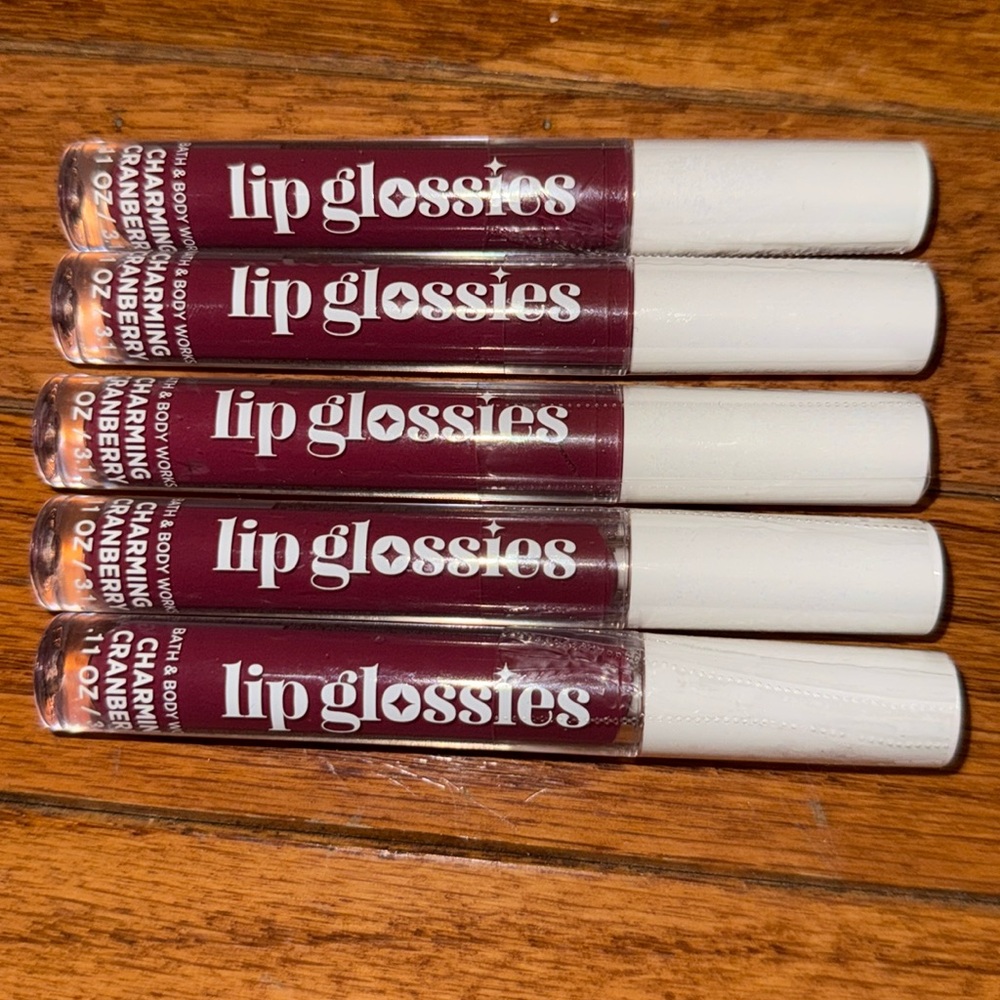 BBW 5pc LIP GLOSSIES Charming Cranberry